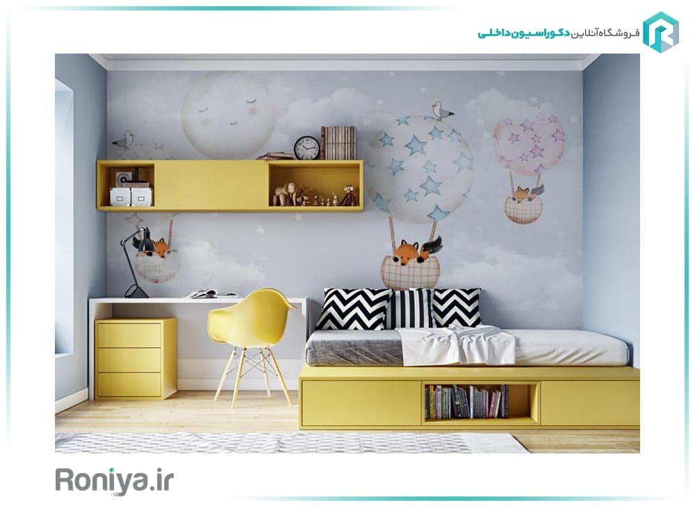 پوستر طرح بالن اتاق کودک CN-0198 — تصویر ۴