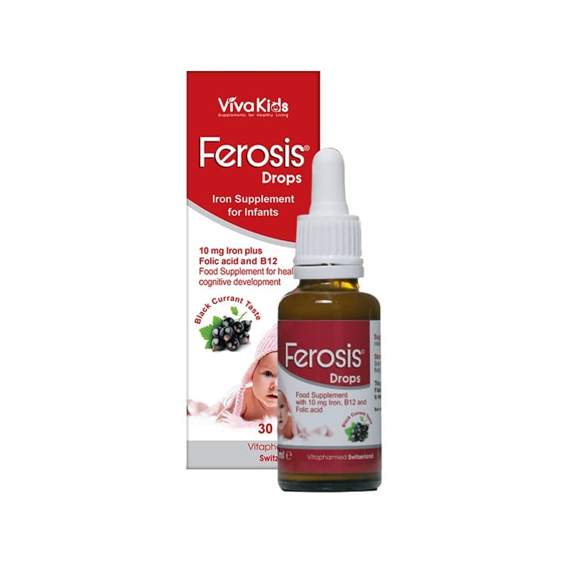 قطره فروسیس ویواکیدز ۳۰ میلی لیتر VivaKids Ferosis Drops 30 ml