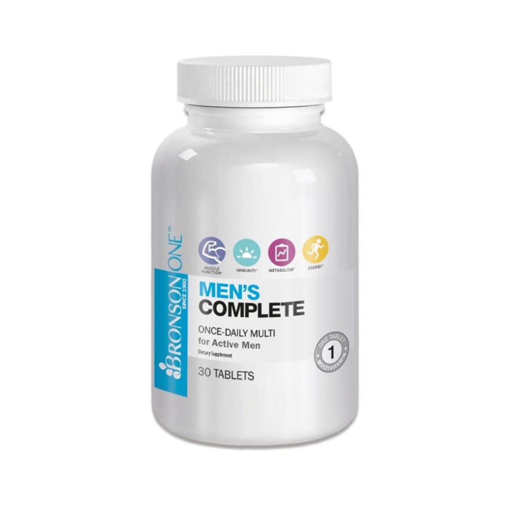 قرص مولتی ویتامین منز کامپلیت برونسون 30 عدد Bronson Mens Complete Multi Vitamin 30 tabs