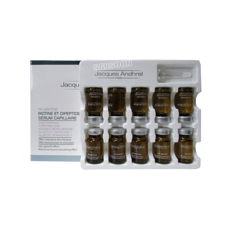 سرم تقویت کننده مو ژاک آندرل پاریسJacques Andhrel Hair Fortifying Serum — تصویر ۲