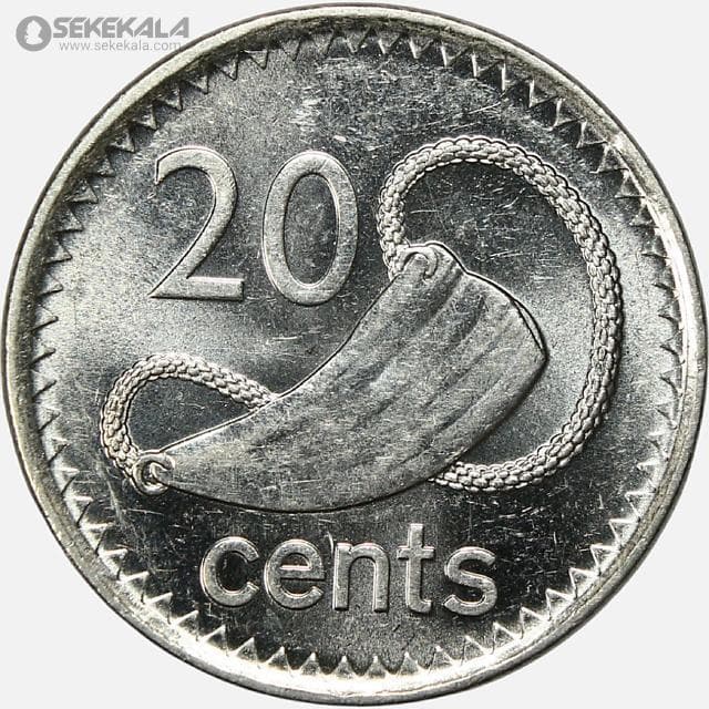 سکه 20 سنت کمیاب فیجی 2009 (AU)