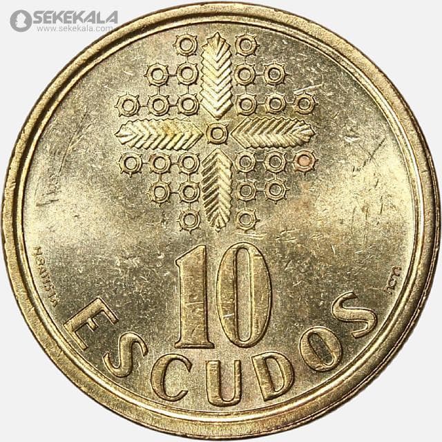 سکه 10 اسکودو پرتغال 1999 (UNC)