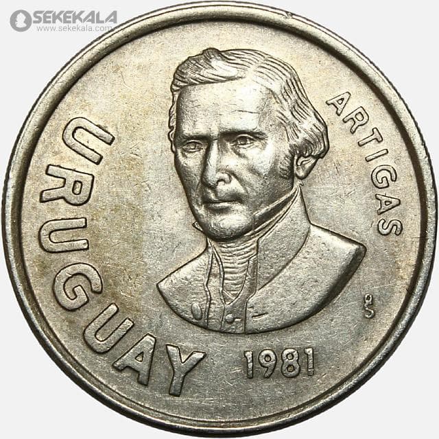سکه 10 پزو اروگوئه 1981