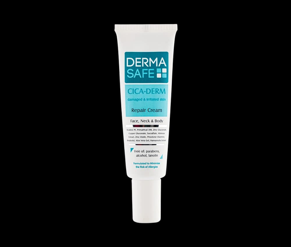 کرم ترمیم کننده درماسیف مدل Cica Derm مناسب پوست‌های ملتهب و آسیب دیده حجم 30 میلی‌ لیتر