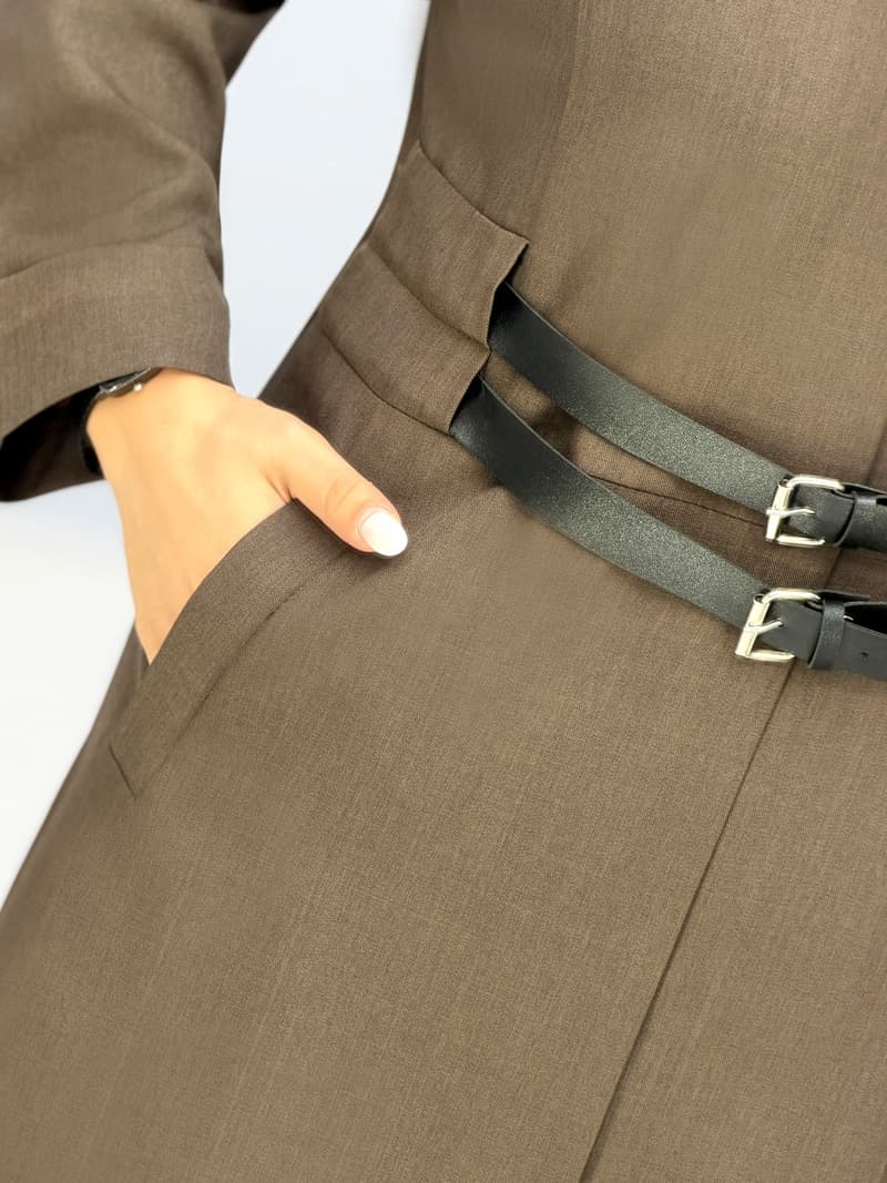 مانتو مزونی بزیاق دریان کد 458288 — تصویر ۷