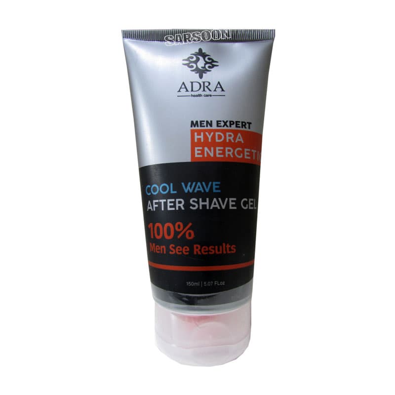 ژل خنک کننده بعد از اصلاح آقایان آدرا 150 میلی لیترAdra Skin Care Men After Shave Gel 150 ml