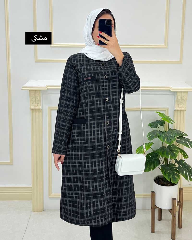 مانتونخی جلودکمه دوجیب کد ۱۰۵۸۰۰۱۲ — تصویر ۴