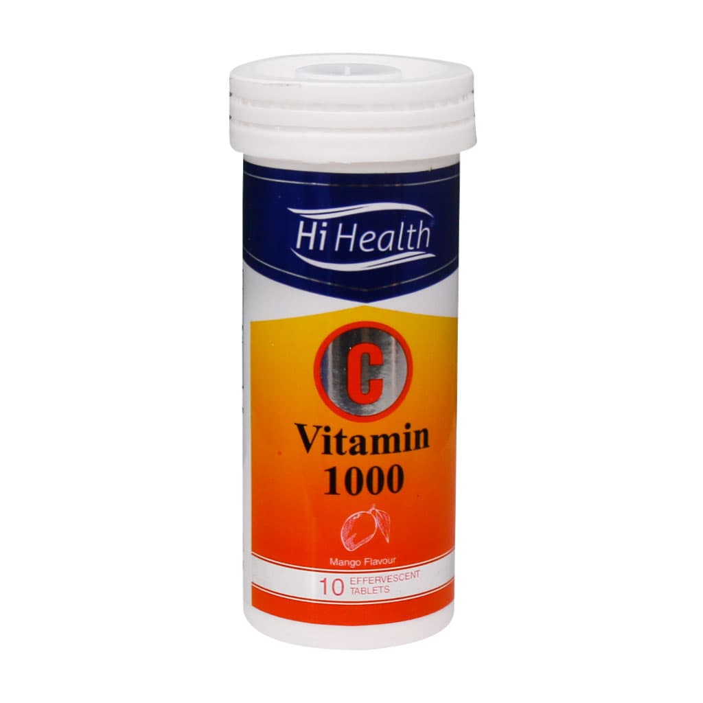 قرص جوشان ویتامین C 1000 میلی گرمی های هلث 10 عدد Hi Health Vitamin C 1000 mg 10 Tabs
