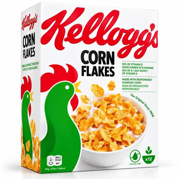 کورن فلکس کلاگز Kellogg’s Corn Flakes غلات صبحانه کلاسیک