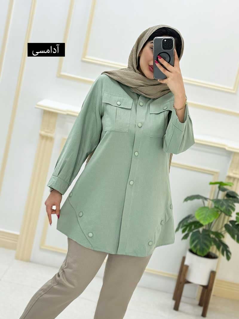 مانتو لینن یارا کد 227559 — تصویر ۳