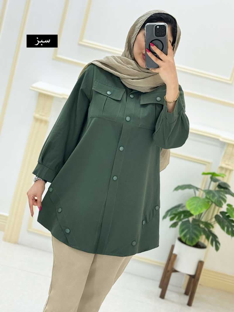 مانتو لینن یارا کد 227559 — تصویر ۵