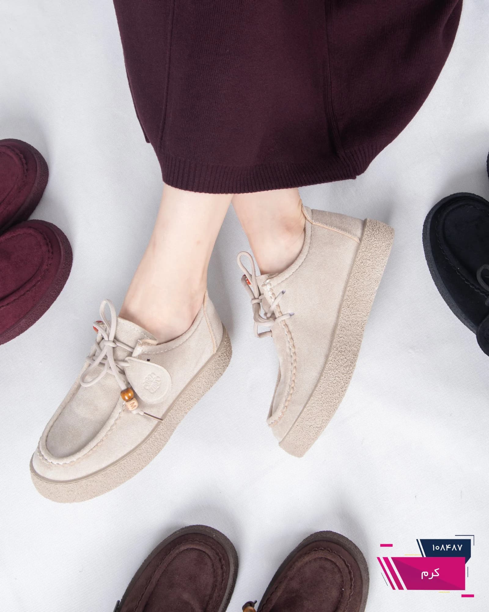 لوفر زنونه وارداتی جیر K SHOES/13698 — تصویر ۲