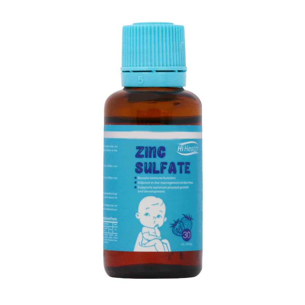 قطره زینک سولفات برند های هلث 30 میلی لیتر Hi Health Zinc Sulfate Drops 30 ml