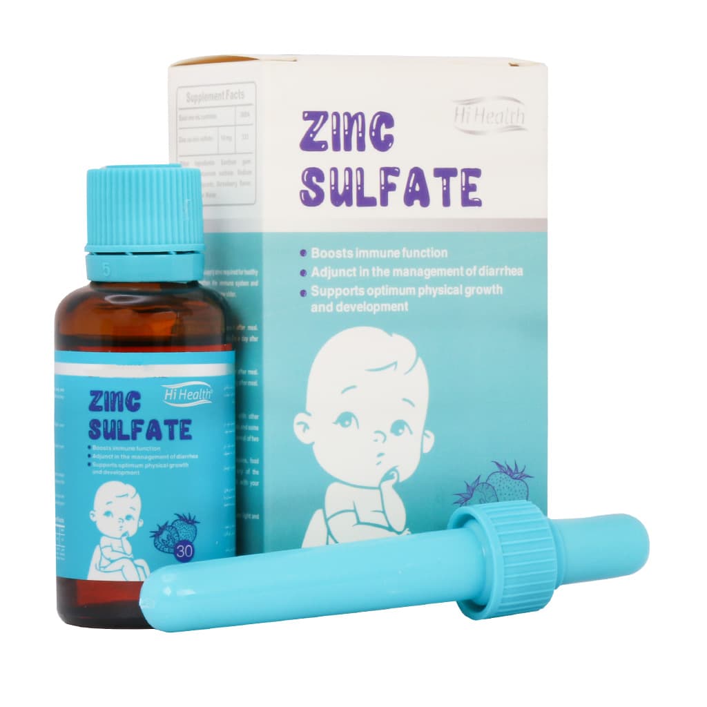 قطره زینک سولفات برند های هلث 30 میلی لیتر Hi Health Zinc Sulfate Drops 30 ml — تصویر ۲
