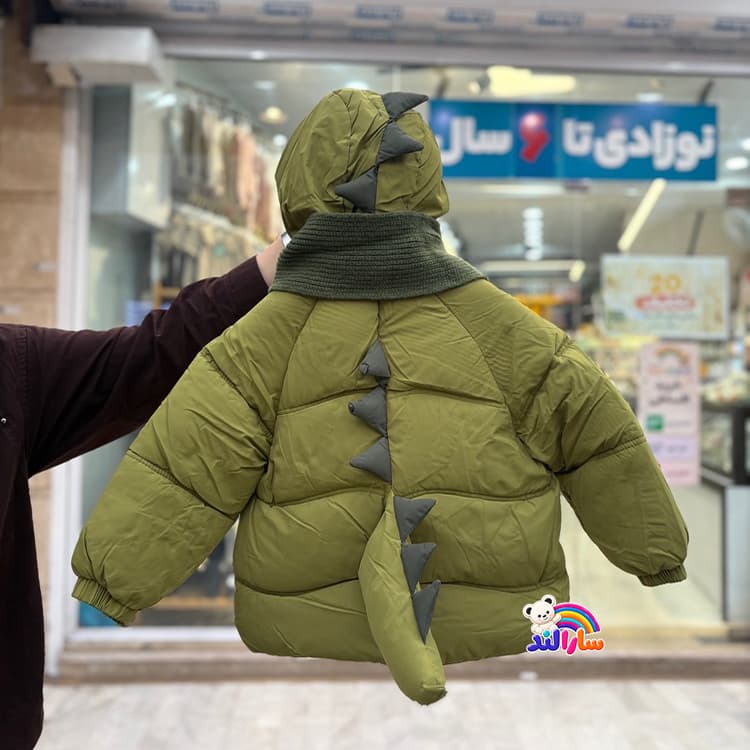 کاپشن پسرانه وارداتی طرح تمساح 3 تا 6 سال — تصویر ۵