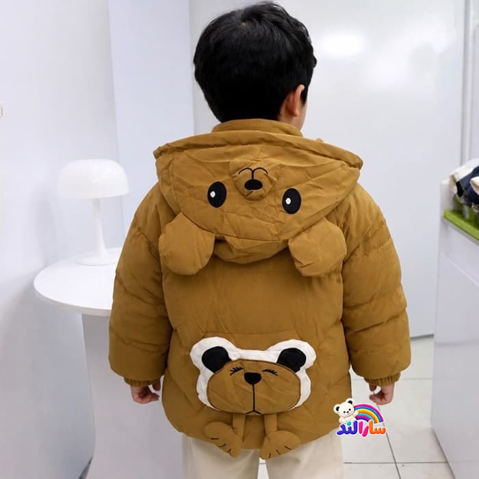 کاپشن وارداتی طرح تدی 3 تا 6 سال — تصویر ۳