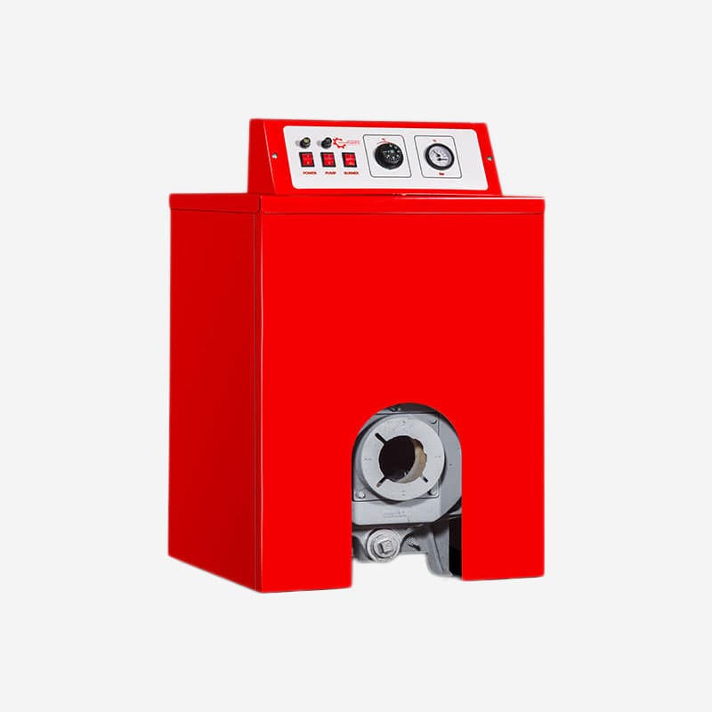 پکیج زمینی شوفاژکار مدل آذرخش کوتاه مبدل دار 7 پره