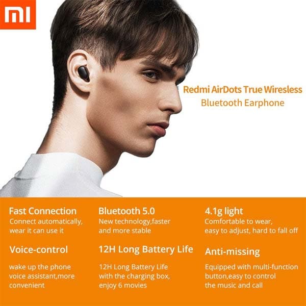 هدفون بی‌ سیم شیائومی مدل Mi True Wireless Earbuds Basic — تصویر ۳