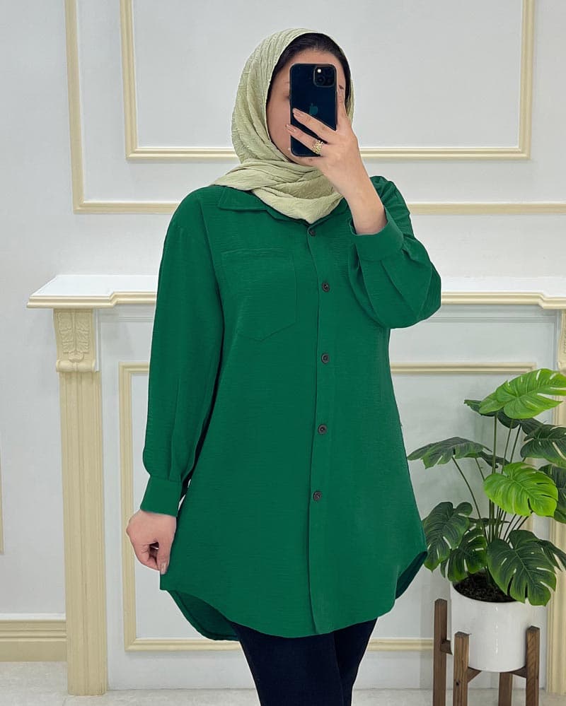 مانتو ابروبادی تک جیب کد۳۲۹۶۵۰