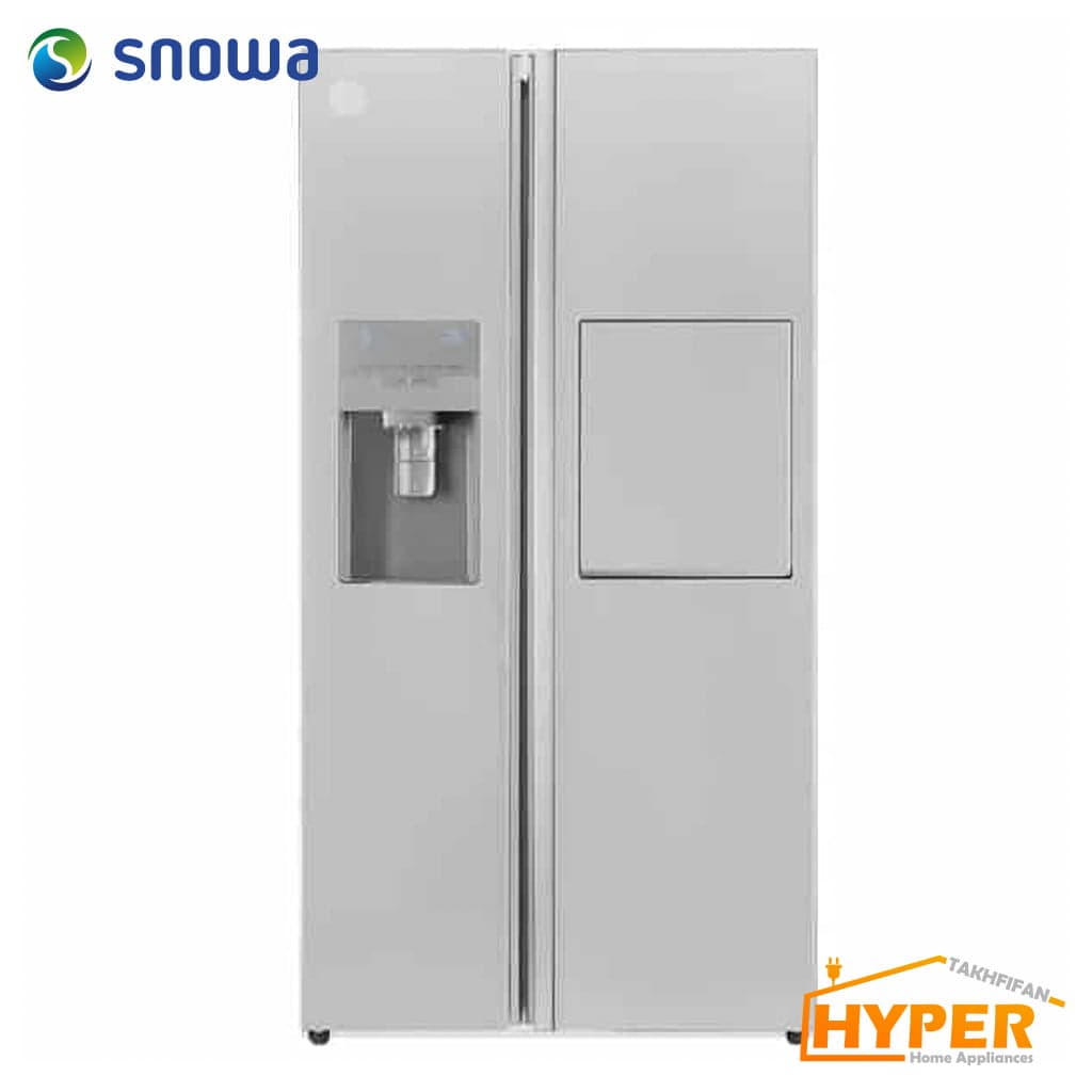 یخچال فریزر ساید بای ساید اسنوا S8-2350SS نقره ای
