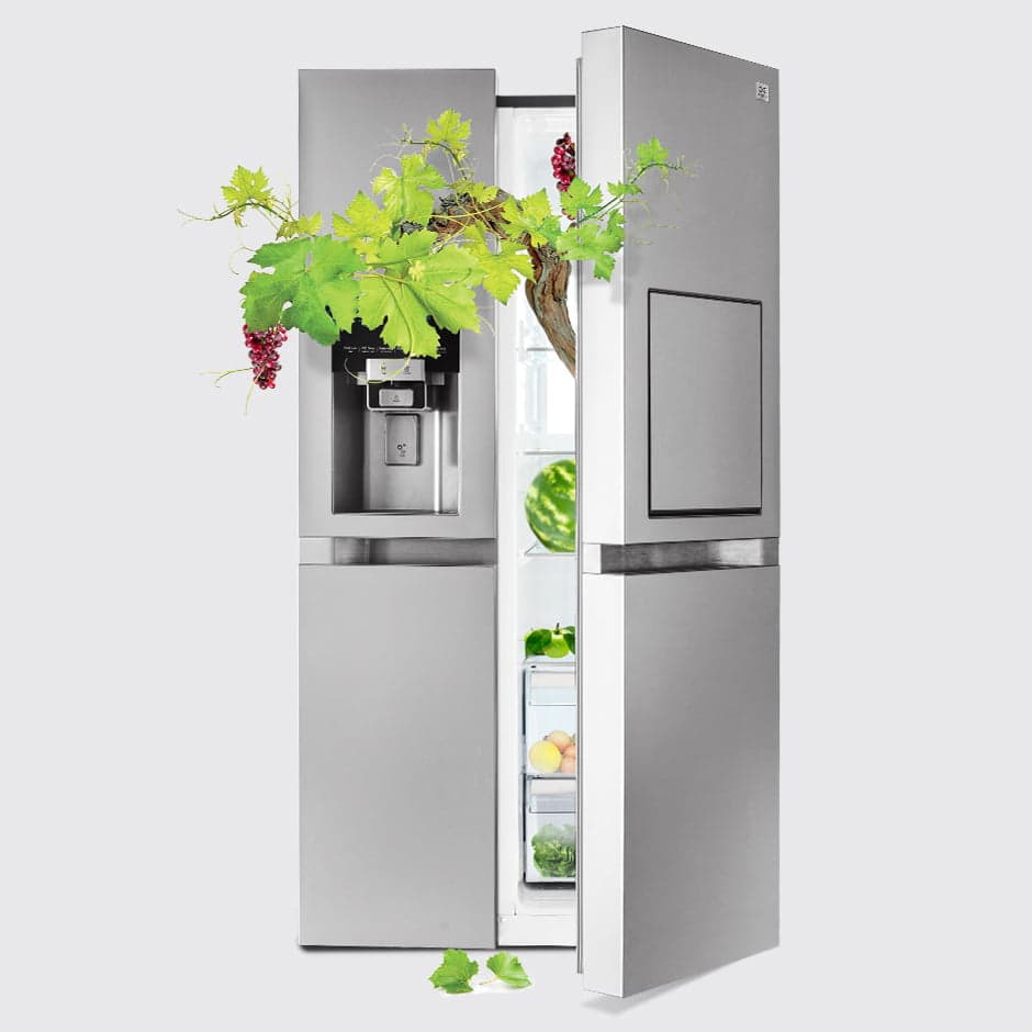 یخچال فریزر ساید بای ساید دوو D2S-0037SS استیل — تصویر ۵