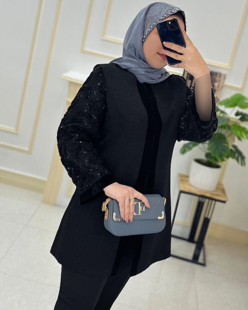 کت مزونی آستین گیپورکد۸۳۲۱۲ — تصویر ۸