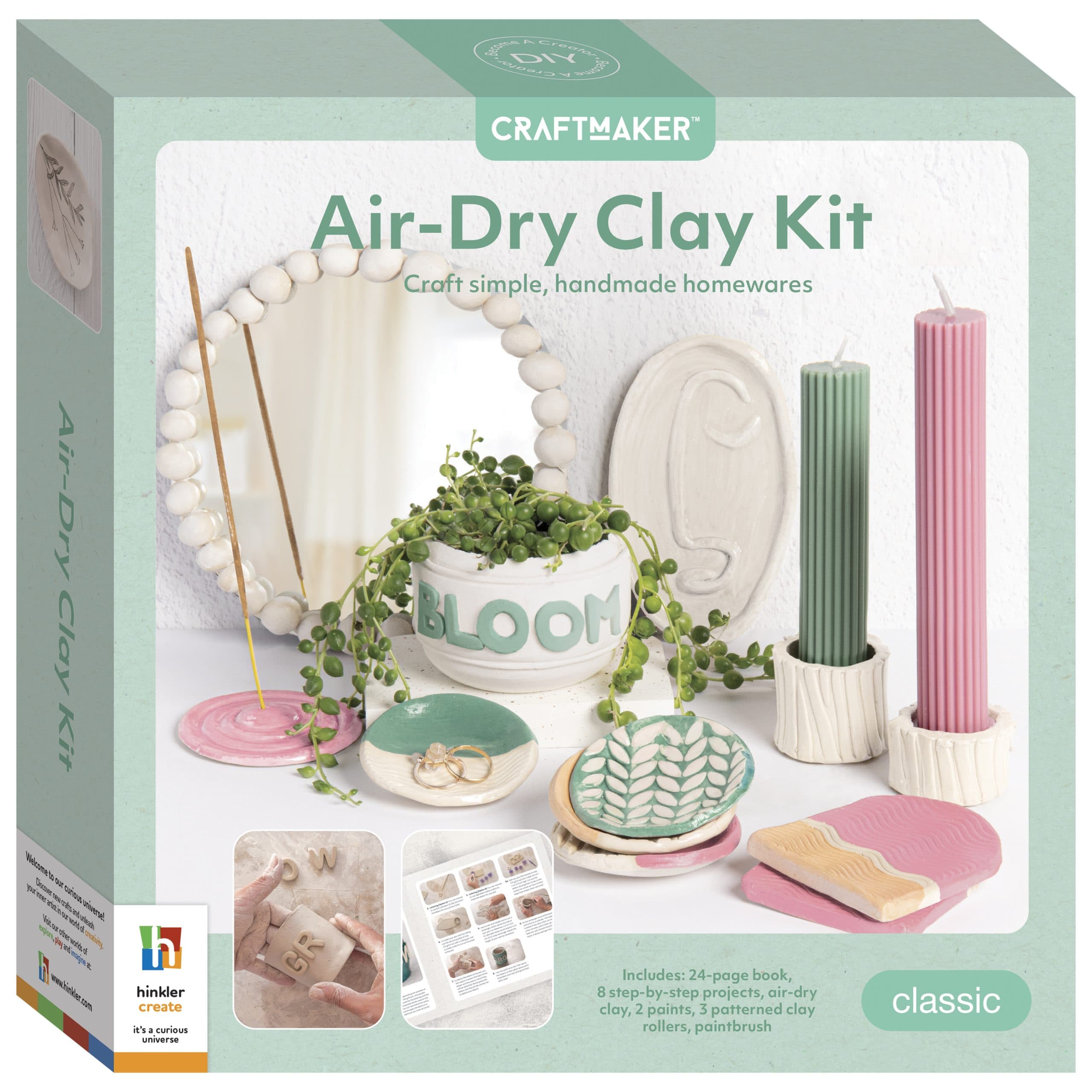 CraftMaker Air-Dry Clay Kit (2024 Ed)