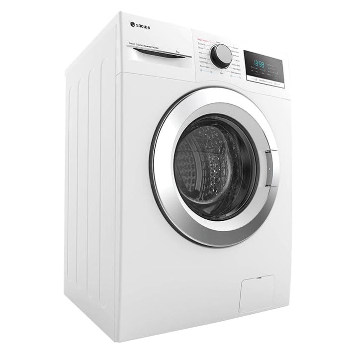 ماشین لباسشویی اسنوا SWM-71201 سفید درب کروم — تصویر ۳