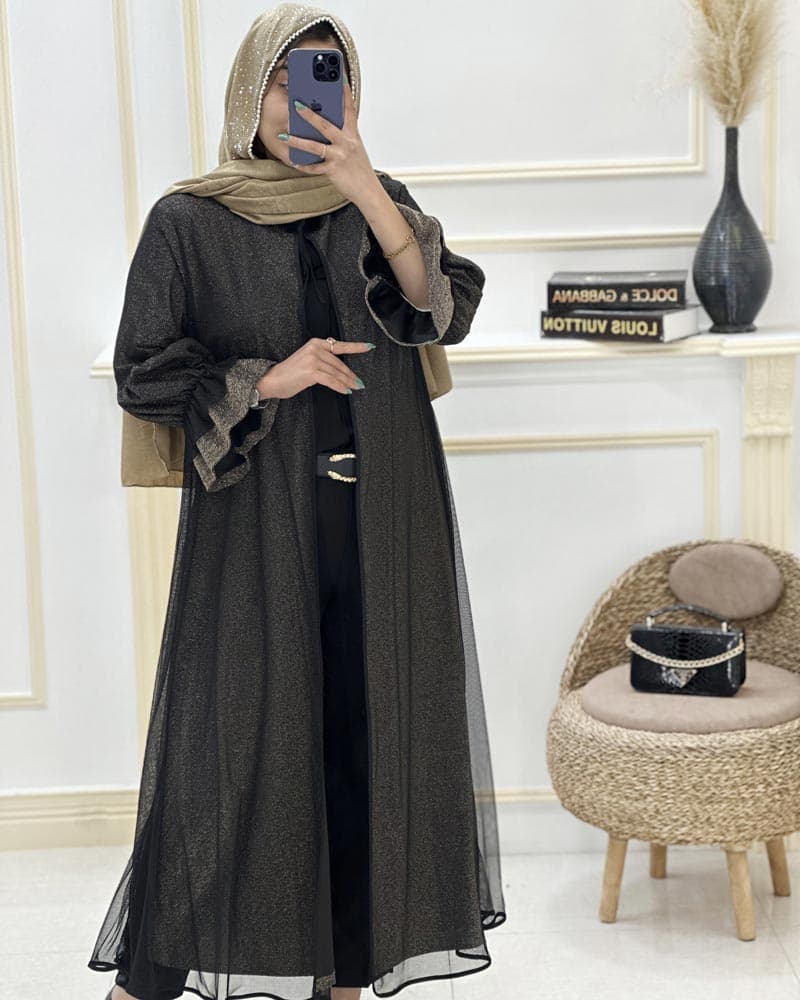 مانتو لمه آستین چین کد8271525 — تصویر ۶
