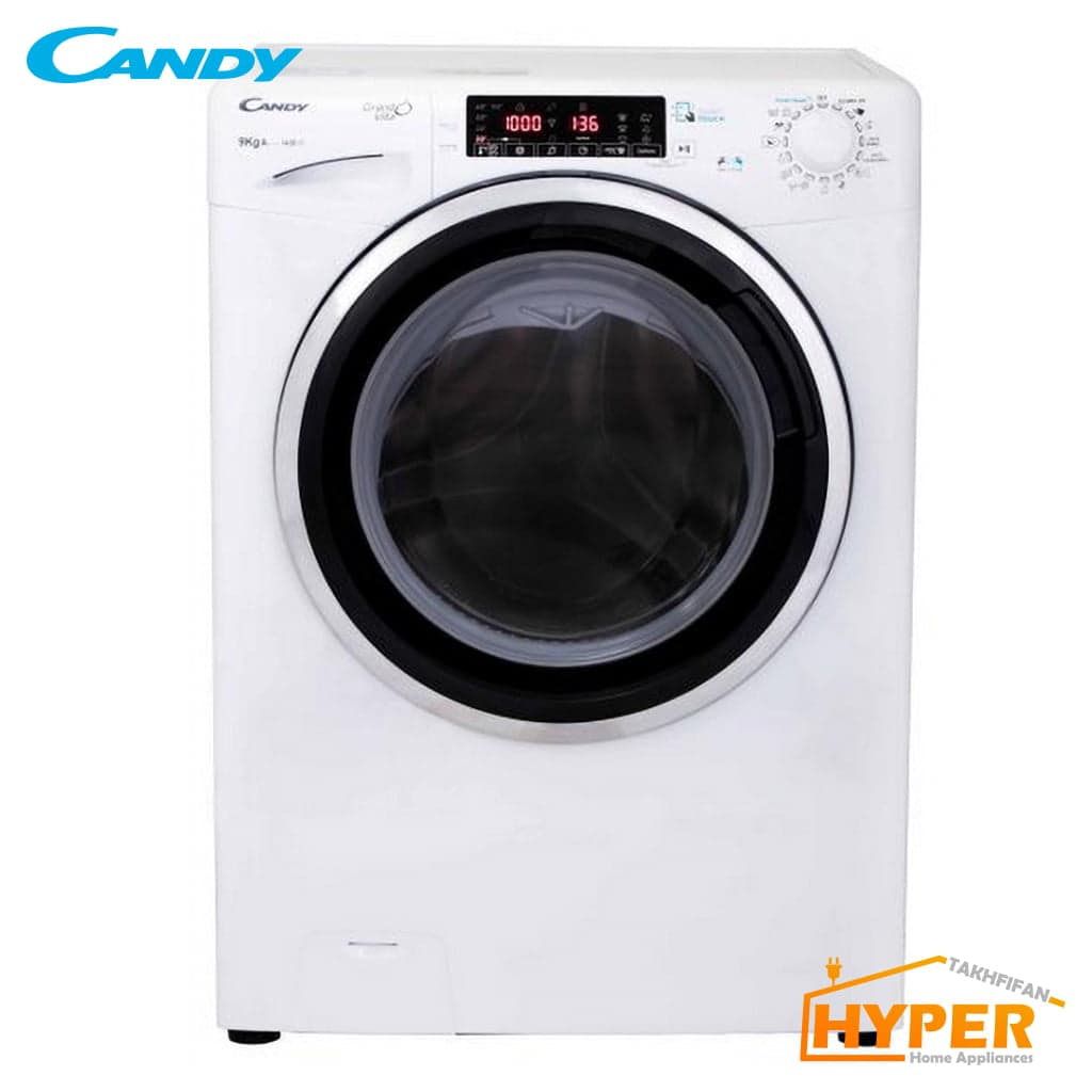 لباسشویی کندی GVS-1439 THQ3 سفید