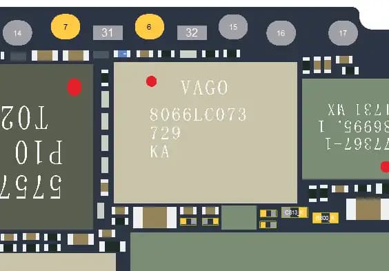 آی سی ماژول اف ای ام 3 جی و 4 جی آیفون ایکس | (TDDPA_K)(AFEM_8066) IC FEM 3G & 4G iPhone X