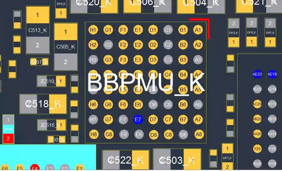 آی سی تغذیه بخش بیس باند آیفون ایکس | (BBPMU_K)IC PMU Baseband iPhone X (PMB6848) — تصویر ۲