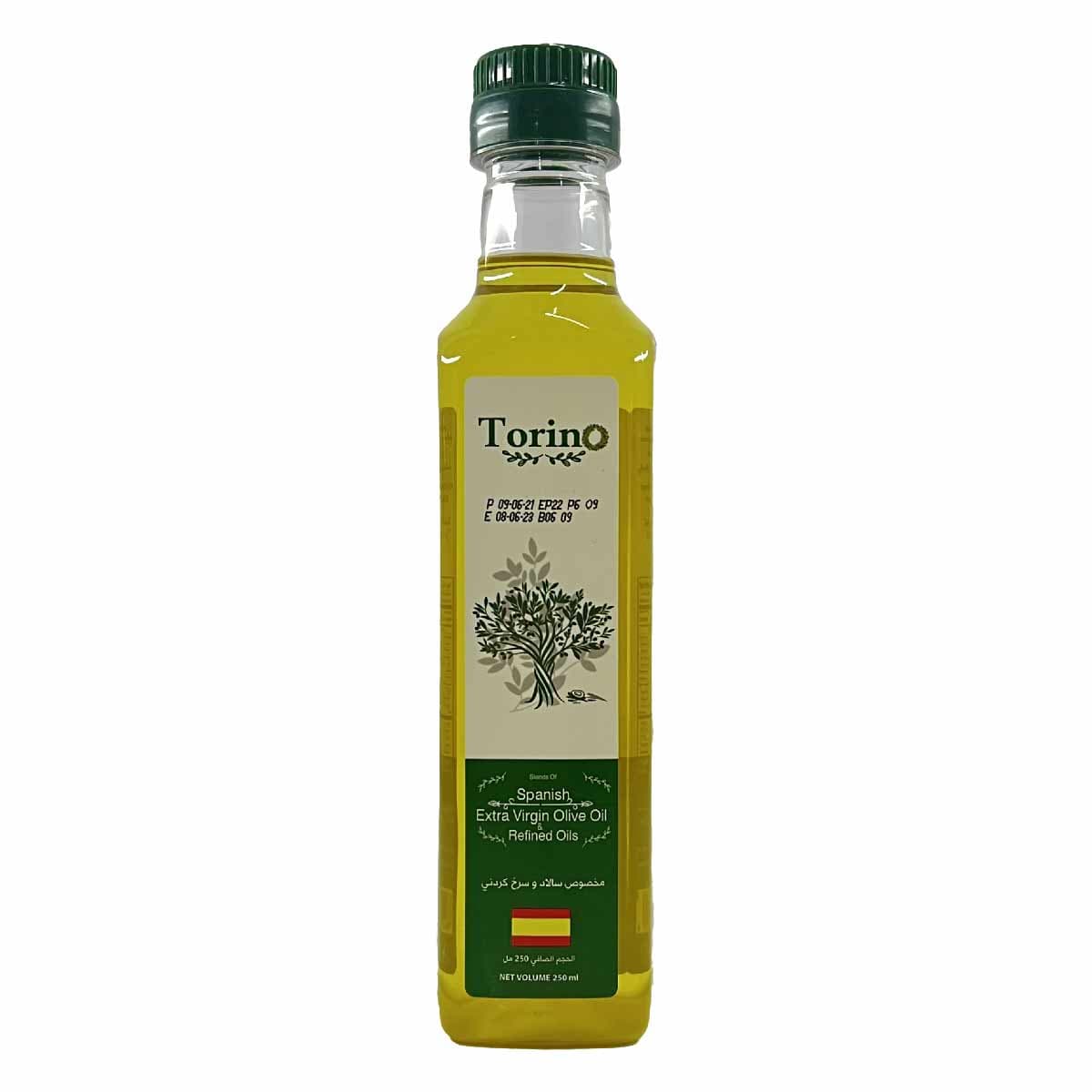 روغن زیتون اسپانیایی مخصوص سالاد و سرخ کردنی تورینو 250 میلی لیتر