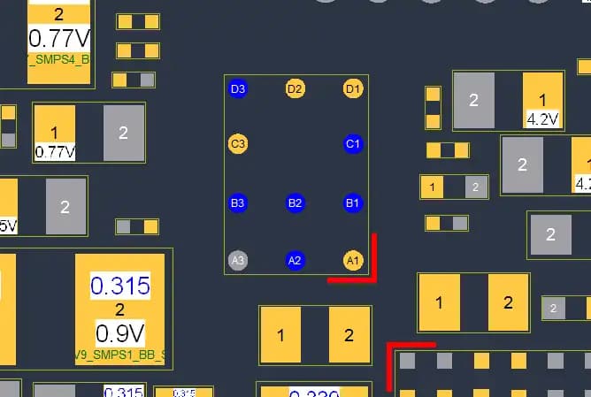 آی سی میکروکنترلر آیفون ایکس اس | (U_SIM)(IC eSIM Data Recorder iPhone XS (ST33G1M2STL9ENJ0 — تصویر ۲