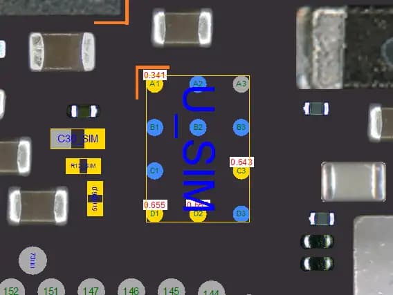 آی سی میکروکنترلر آیفون ایکس اس | (U_SIM)(IC eSIM Data Recorder iPhone XS (ST33G1M2STL9ENJ0