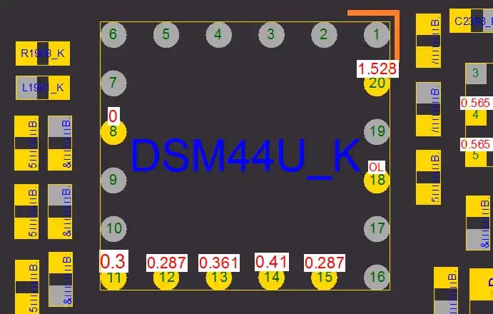 آی سی آمپلی فایر (کم نویز) آیفون ایکس اس | (DSM44L_K)(DSM44U_K)(HFQRXRCJB-500) IC Amplifier (LNA) iPhone XS — تصویر ۲