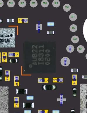 آی سی تریپلکسر آیفون ایکس اس | (TPLX1_K)IC Triplexer iPhone XS (ACFM-1312-AP1)