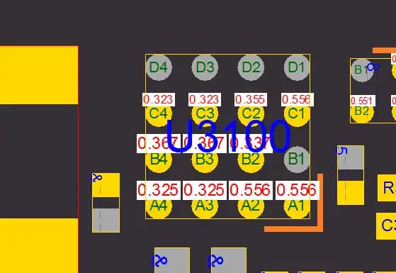 آی سی افزایش دهنده ولتاژ آیفون ایکس اس | (U3100)(IC DC To DC Converter iPhone XS (SN61280E — تصویر ۲