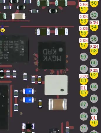 آی سی افزایش دهنده ولتاژ آیفون 11 پرو مکس | (U6150)IC DC To DC Converter iPhone 11 Pro Max (FAN53740UCA1X)
