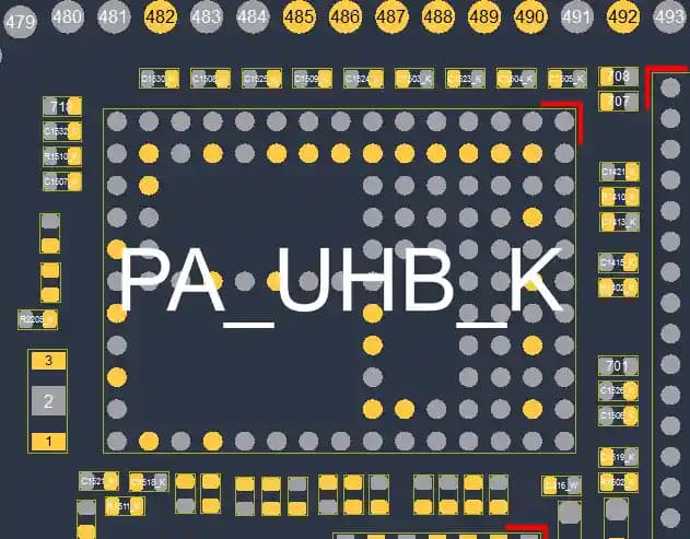 آی سی ماژول اف ای ام 3 جی و 4 جی آیفون 11 پرو مکس | (PA_UHB_K)(PA_UHB)(SKY78221-17) IC FEM 3G & 4G iPhone 11 Pro Max — تصویر ۳