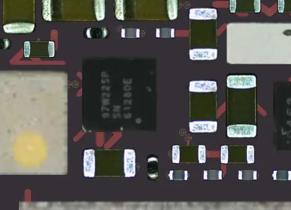 آی سی افزایش دهنده ولتاژ آیفون 11 پرو مکس | (U3100)IC DC To DC Converter iPhone 11 Pro Max (SN61280E)