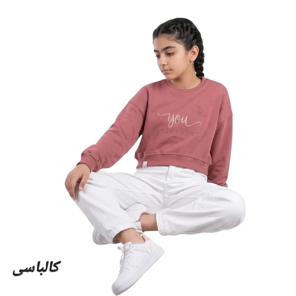 بلوز دخترانه کراپ YOU
