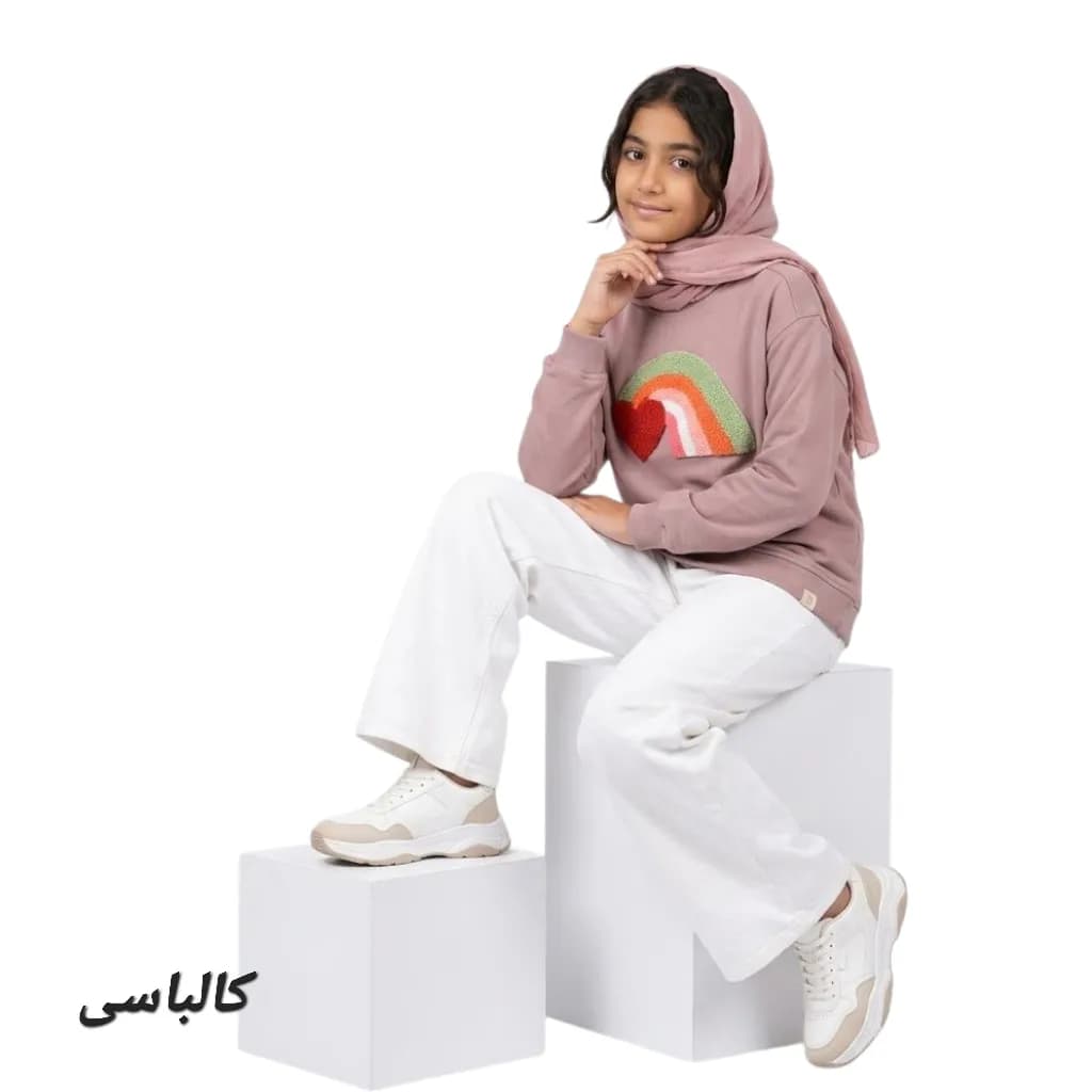 بلوز دخترانه سلانیک رنگین‌کمان