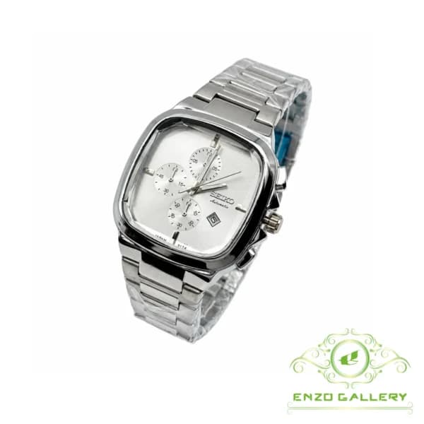 ساعت سیکو مردانه فلزی طرح سه موتوره seiko sk331 — تصویر ۳