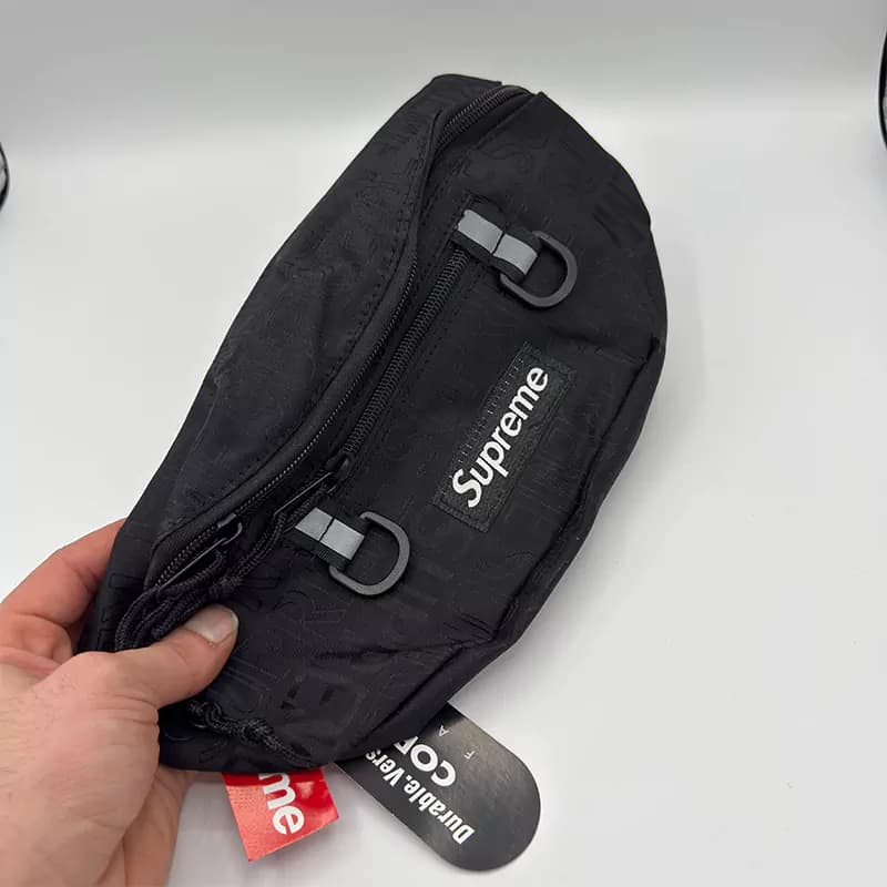 بادی بگ یا کیف سوپریم Supreme مشکی — تصویر ۲