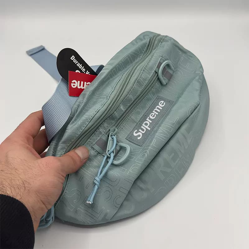 بادی بگ یا کیف سوپریم Supreme آبی آسمانی — تصویر ۲