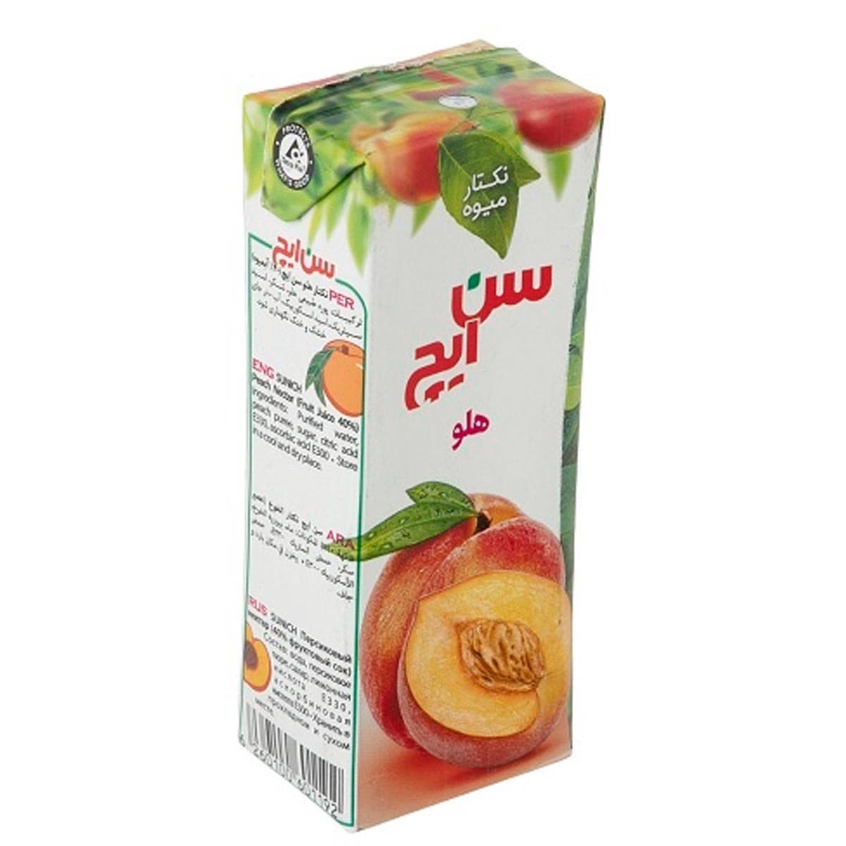 نکتار هلو پاکتی سن ایچ 200 میلی لیتر