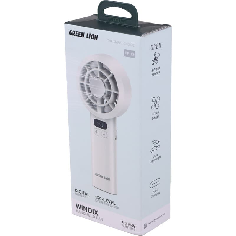 پنکه شارژی گرین لاین Windix PF-13 GNPF13WINWH — تصویر ۸