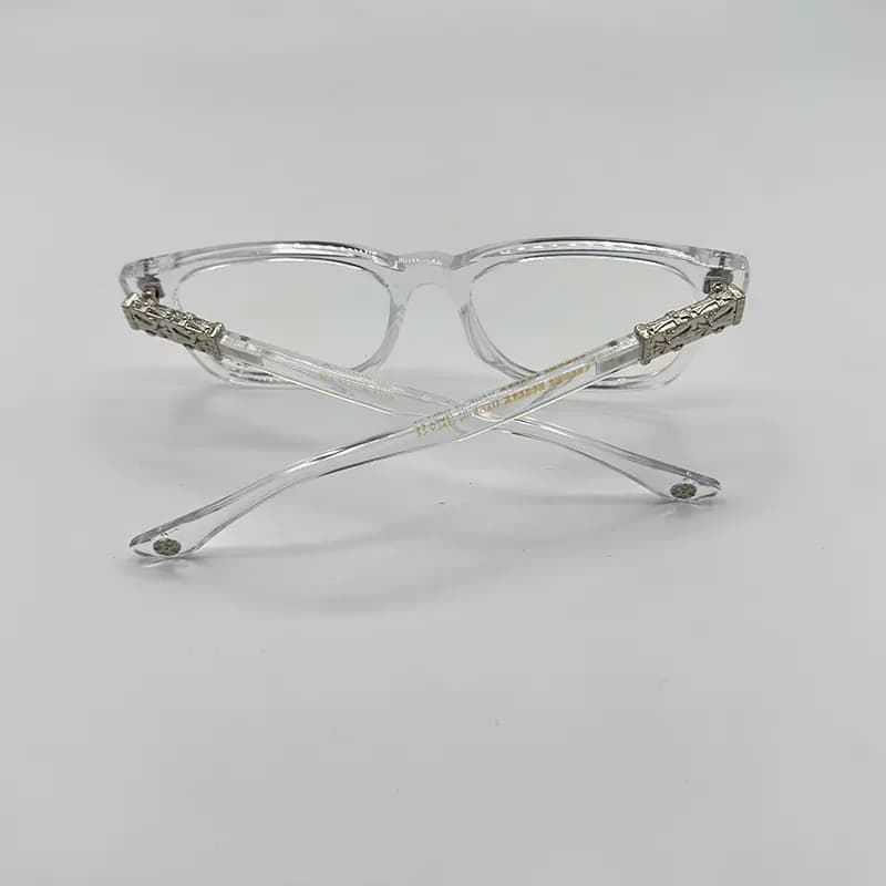 عینک کروم هارتز (Chrome Hearts) بی رنگ کد 9 — تصویر ۴