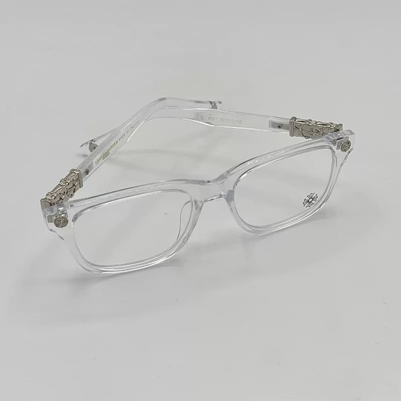 عینک کروم هارتز (Chrome Hearts) بی رنگ کد 9 — تصویر ۲